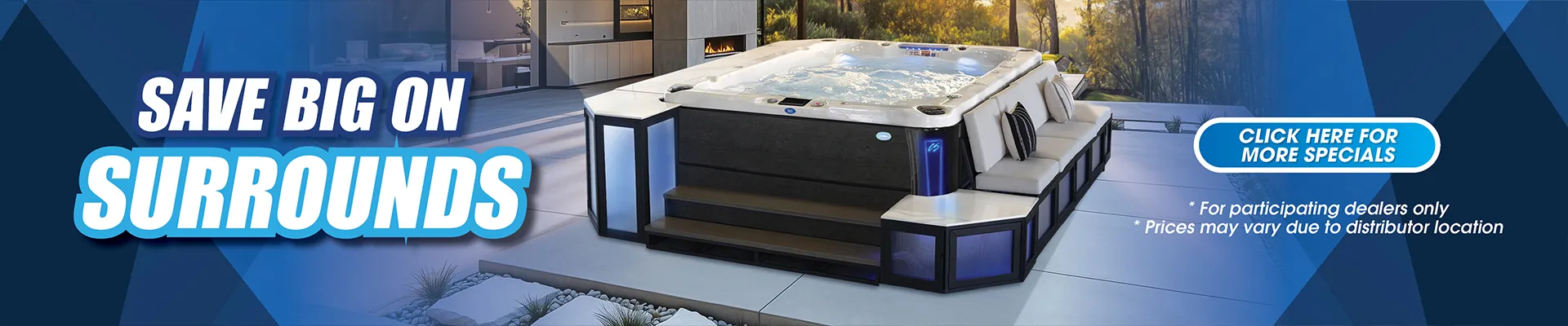 Calspas hot tub being used in a family setting - Racine