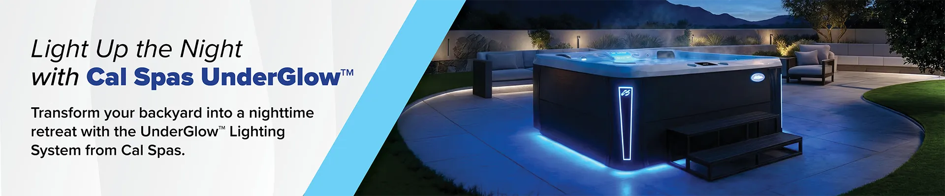 Calspas hot tub being used in a family setting - Racine